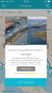 Marina Vento di Venezia über ADAC Marina-Portal buchen